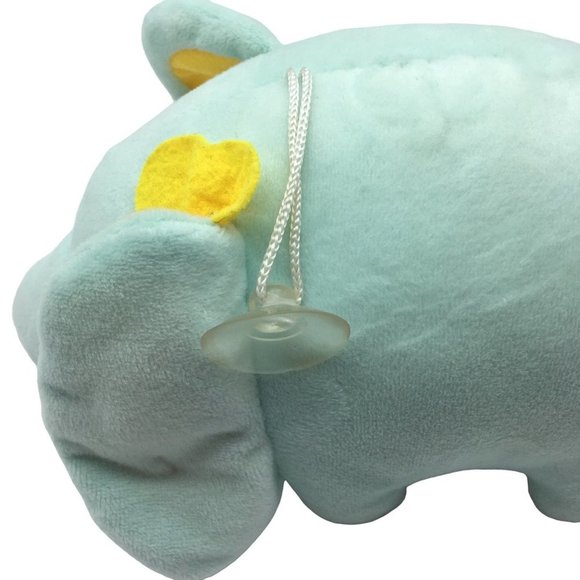 Play Beauty Baby Elephant Soft Plush Stuffed Animal 4" x 7" Has Tag Suction Cup - Picture 4 of 11
